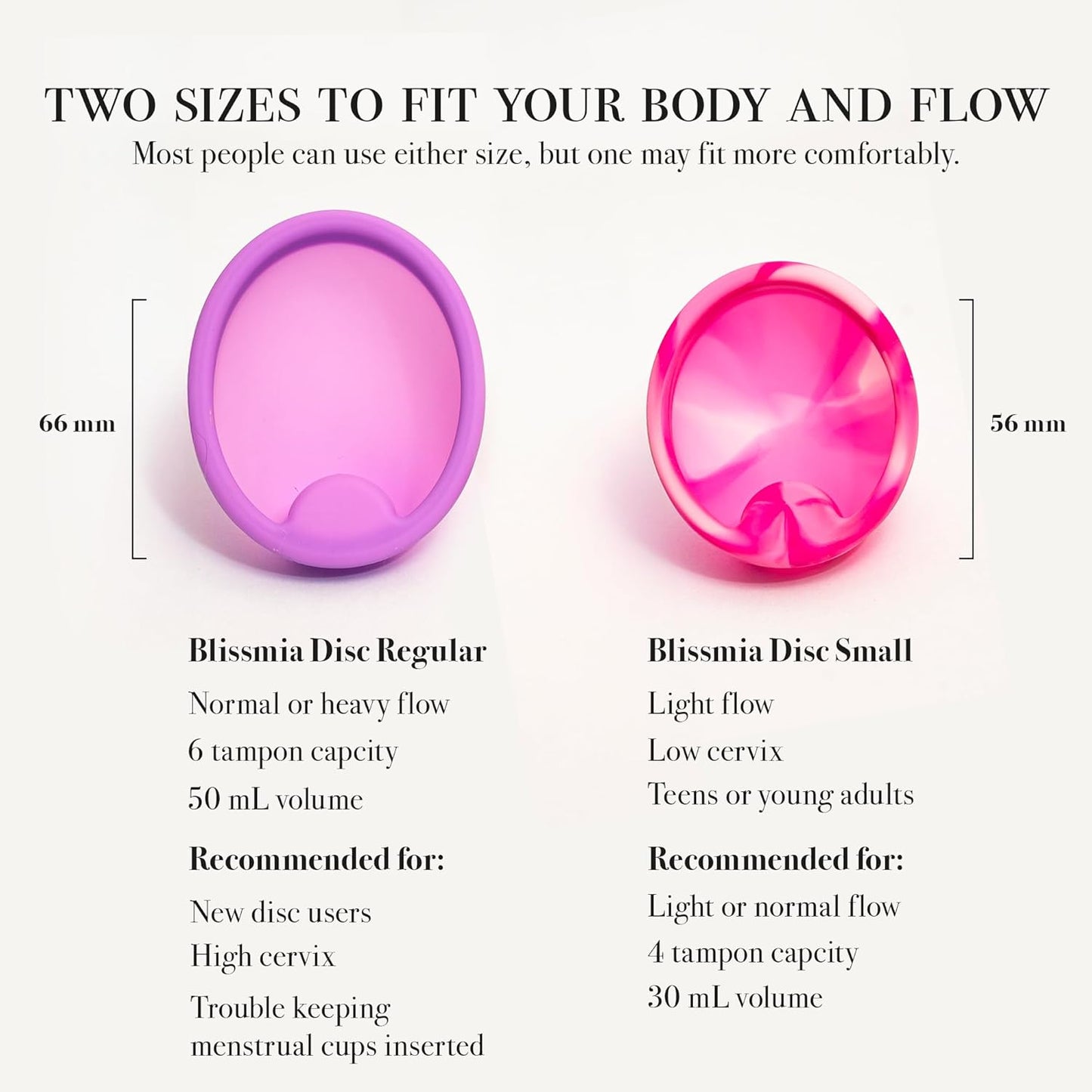 Reusable Menstrual Cup & Disc Starter Kit with Microwave Steamer Case | Medical-Grade Silicone Tampon and Pad Alternative | Small for Light to Normal Flow, for Teens and Adults