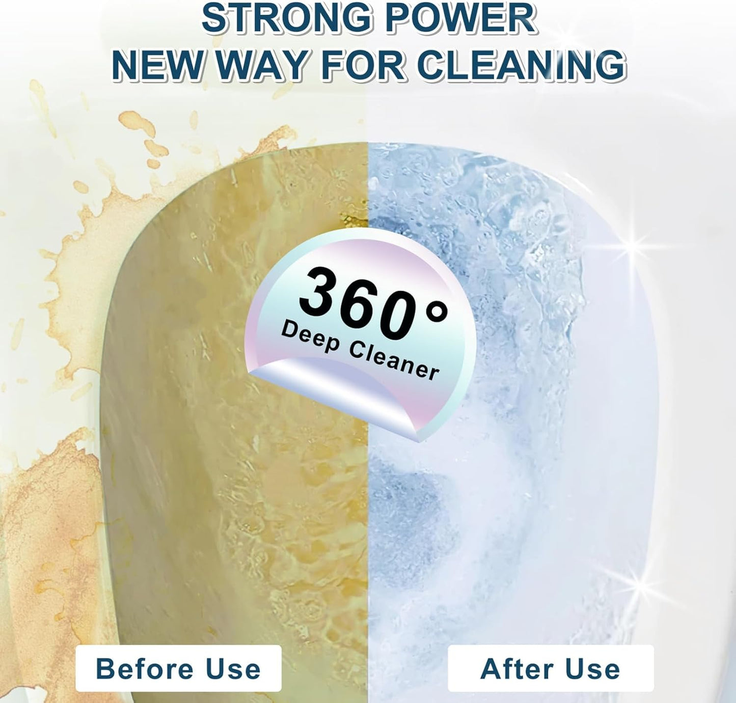 Pumice Stone Toilet Bowl Cleaner,16.7Inch Toilet Pumice Stone with Handle Cleans Hard Water Ring Calcium Buildup&Stains for Toilet Bath Kitchen Household Cleaning