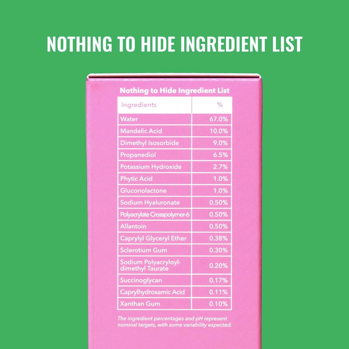 Good Molecules Mandelic Acid Serum - Gentle Face Exfoliator Serum with Ultra Hydrating Hyaluronic Acid - Exfoliating PHAs to Brighten Skin - Skin Care For Face