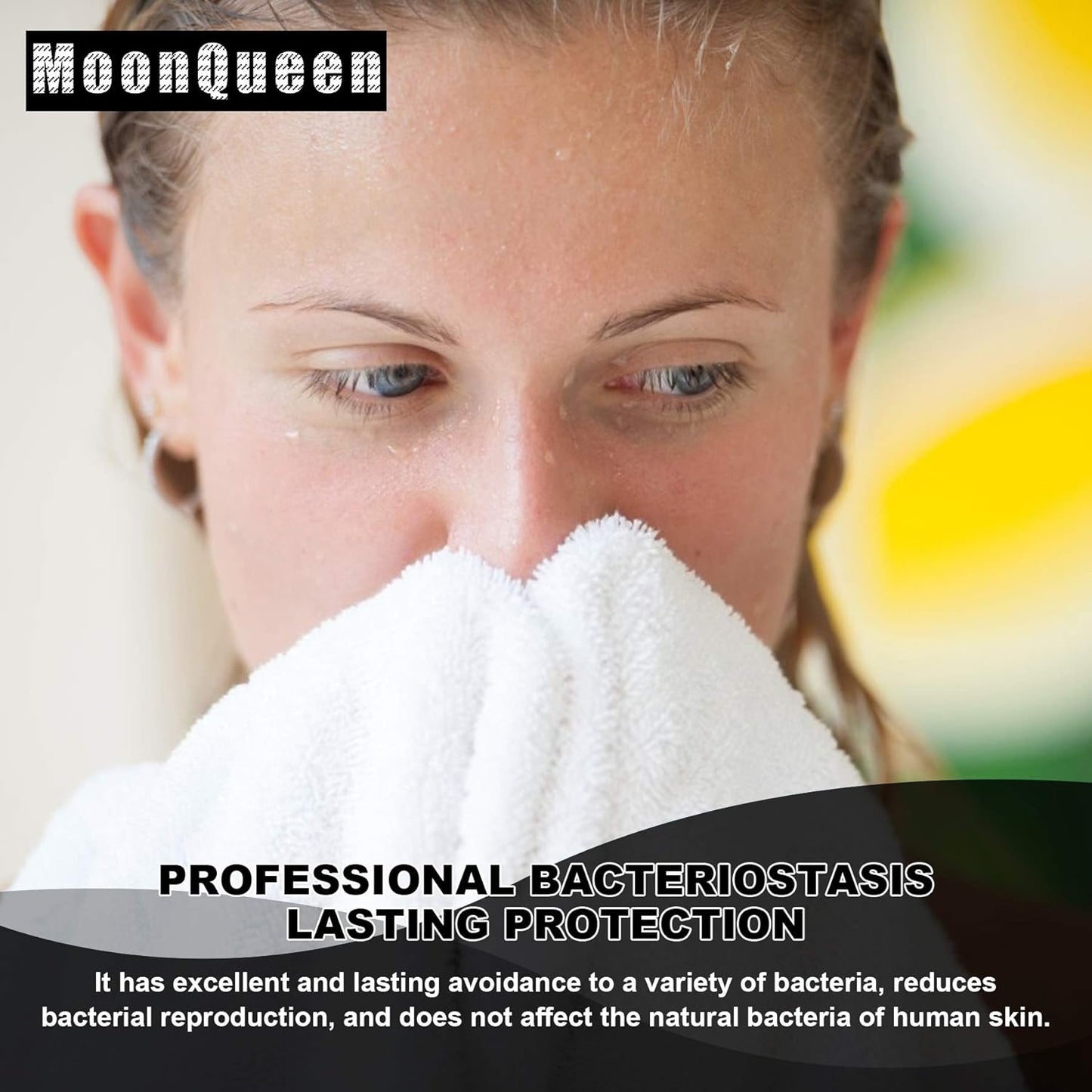 MOONQUEEN Microfiber Facial Cloths Fast Drying Washcloth 12 Pack - Premium Soft Makeup Remover Cloths - Highly Absorbent