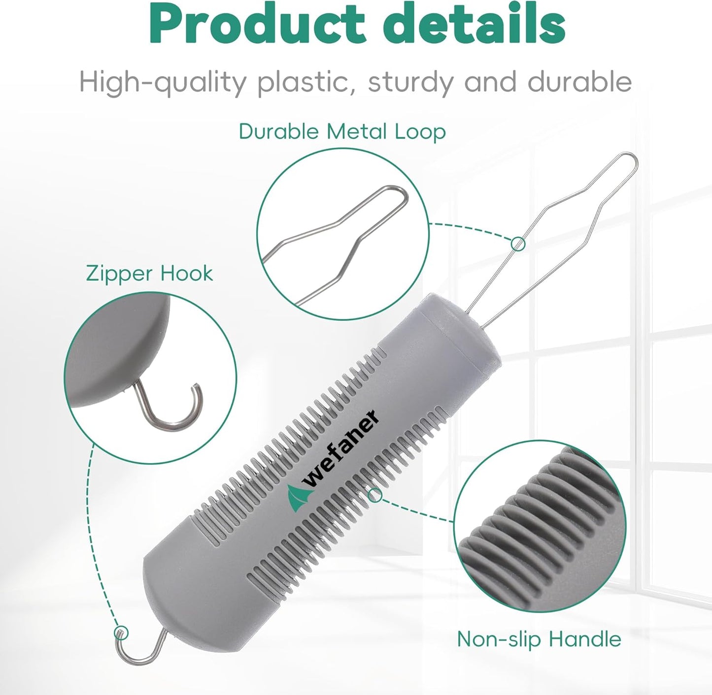 Button and Zipper Assistant, One-Handed Button Assistance Device, Dressing Assistance, Gift for The Elderly, Suitable for Arthritis and Stroke,Weak Hands