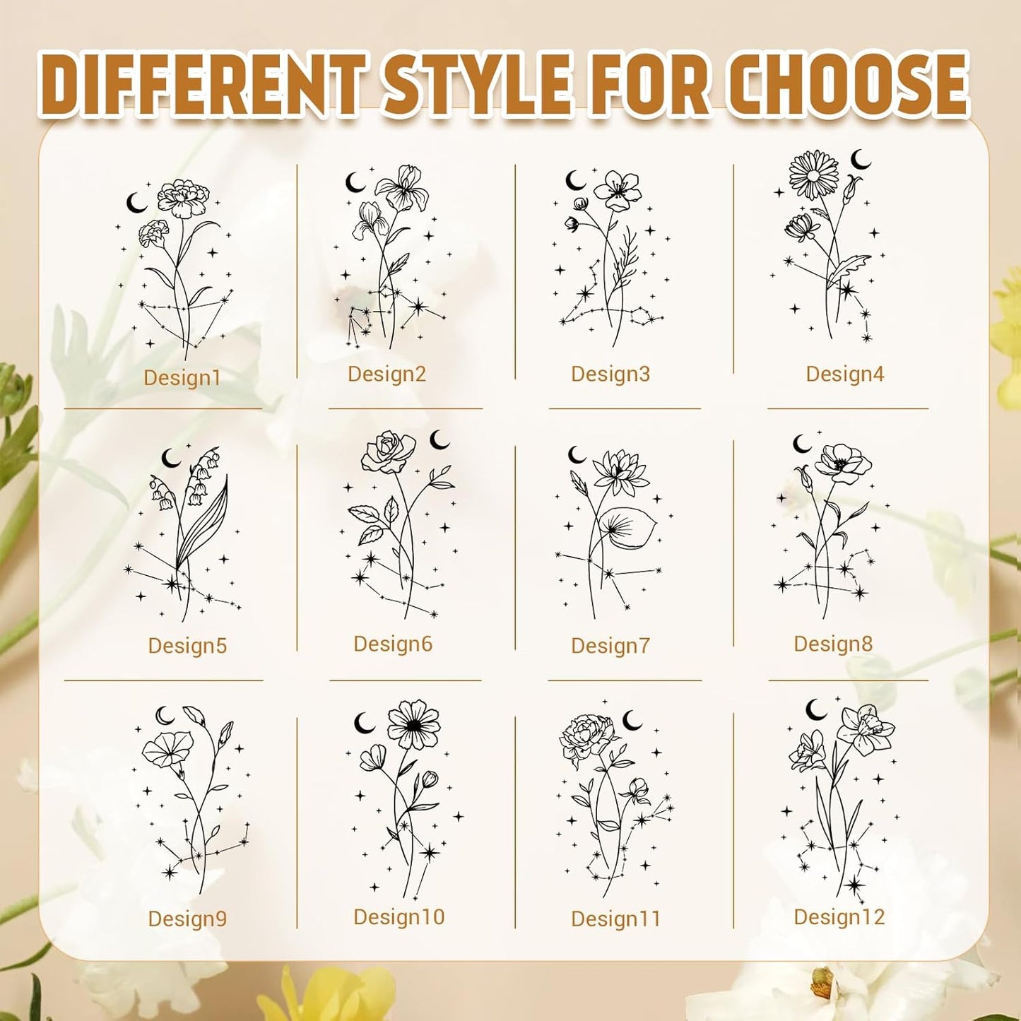 Custom Compact Mirror with Name - Personalized Flip Makeup Travel Pocket Mirror Gift for Women Bridesmaids Wedding Birthday (Birth Flower)