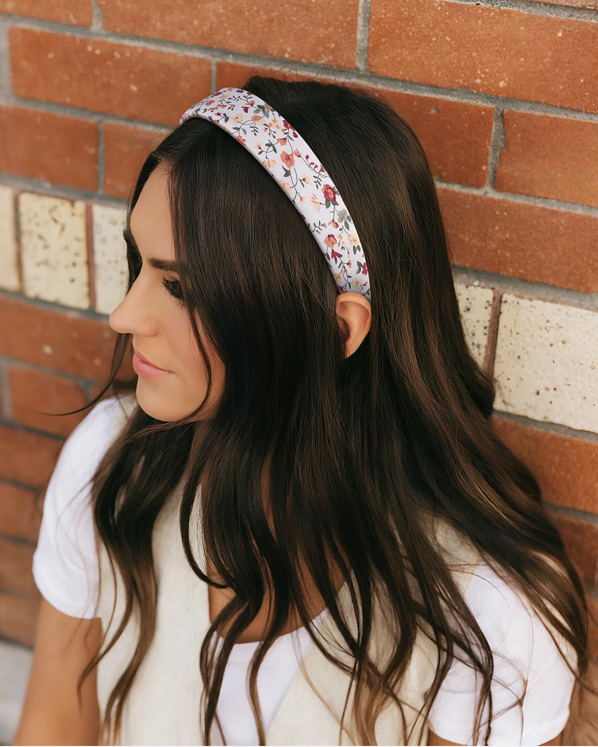 Headbands for Women - 1 Inches Wide Headbands - Solid Color Headband Fashion Hair Accessories- Trendy Women Girls Non Slip Fashion Hair Bands- Thick Elastic Hair Bands for Women's Hair 6PCS