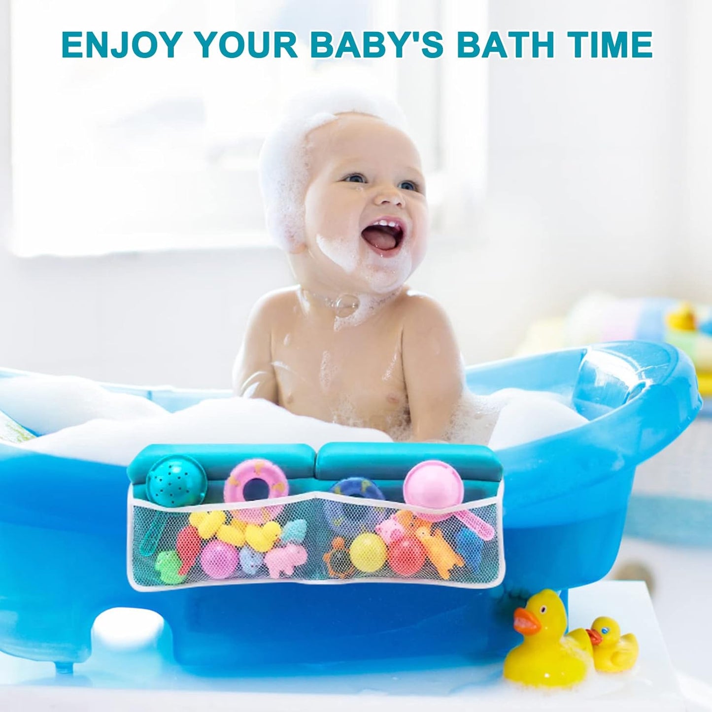 Baby Bath Kneeler and Elbow Rest Pad Set, Bathtub Kneeling Pad, Baby Accessories for Bath, Relieve Your Knees and Elbows