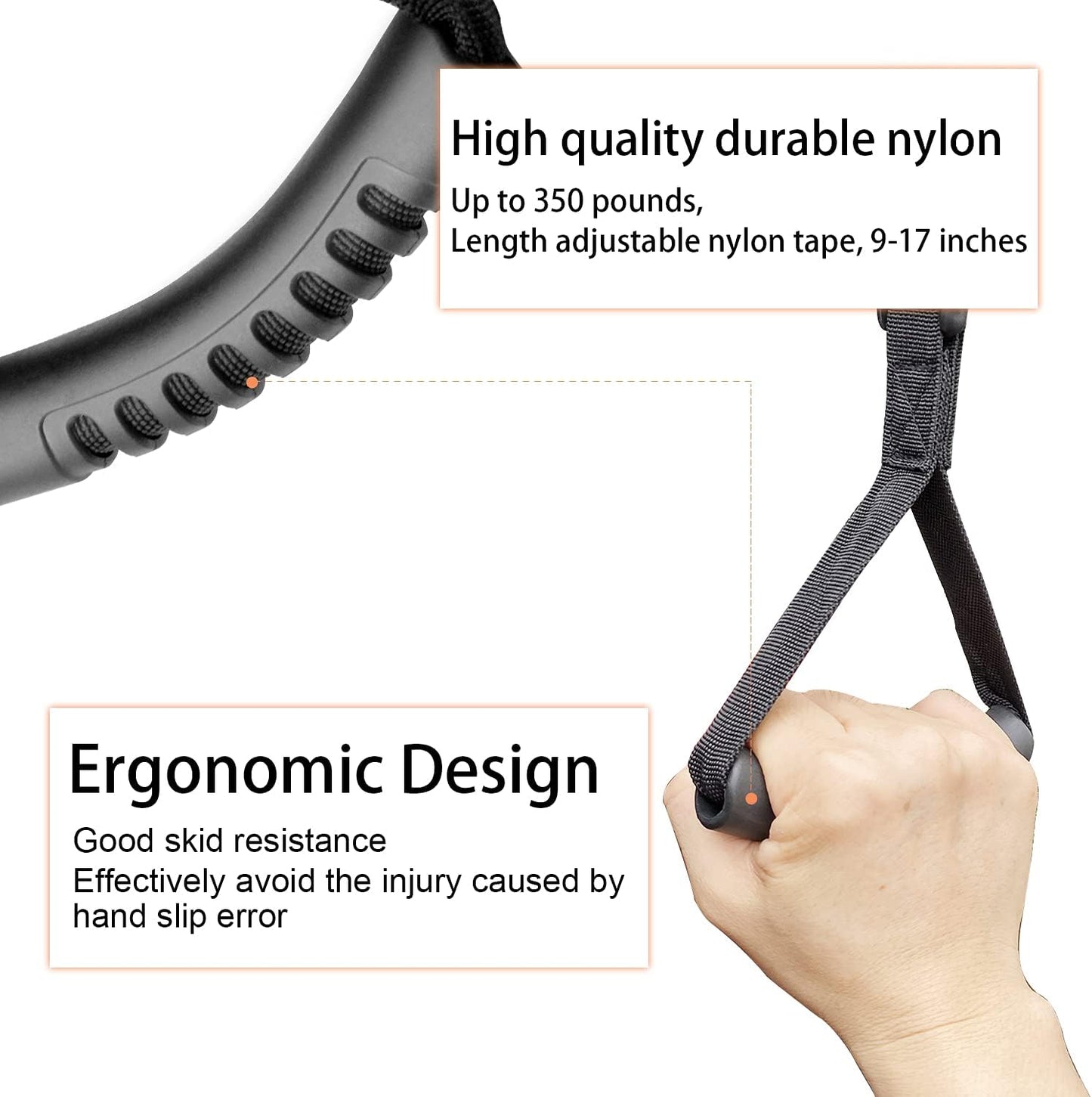 Bentolin Hand Handle Adjustable Standing Safety Handle Suitable for Elderly and Assistance- Disability Help (Black)