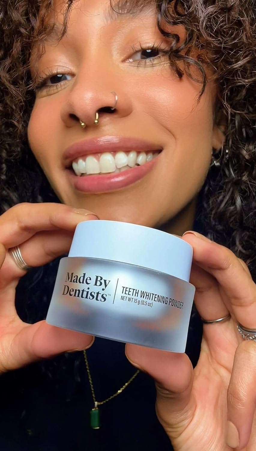 Professional Teeth Whitening Powder - Remineralizing Hydroxyapatite Tooth Powder Formula with Pap, and Diamond Pwdr - Non-Abrasive Stain Remover for Instant Results