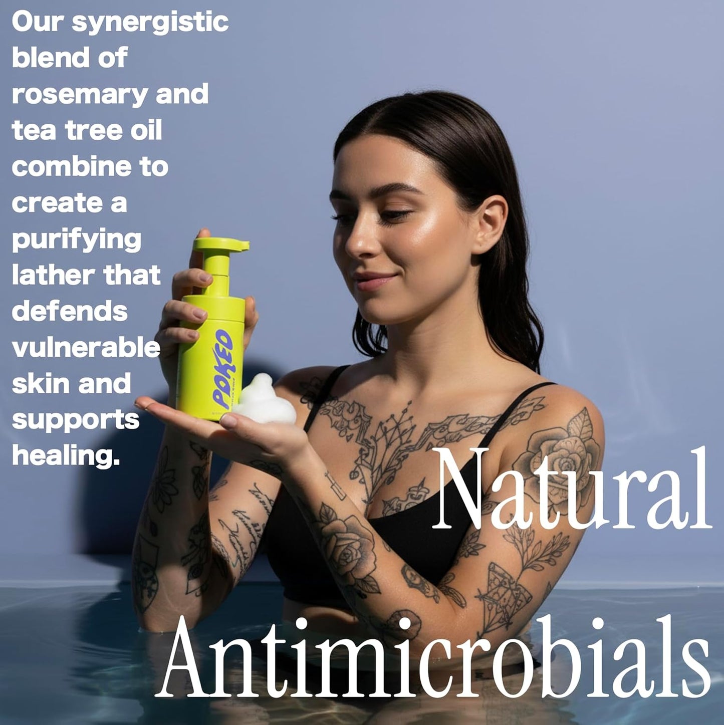 Tattoo Aftercare Soap with Soothing Botanicals & Natural Skin Purifiers (6.7 Fl Oz)