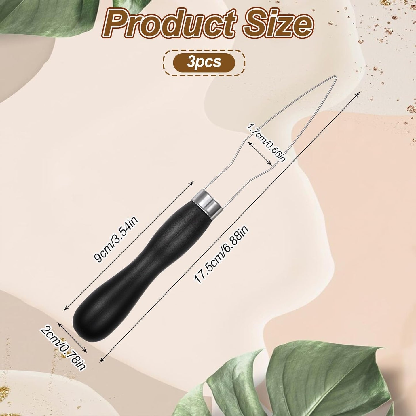 3pcs Button Hook and Zipper Pull Helper, One Hand Button Assist Device Dressing Aid Tool Button Helper Tool for Elderly Seniors Disabled Men and Women Arthritis & Limited Dexterity