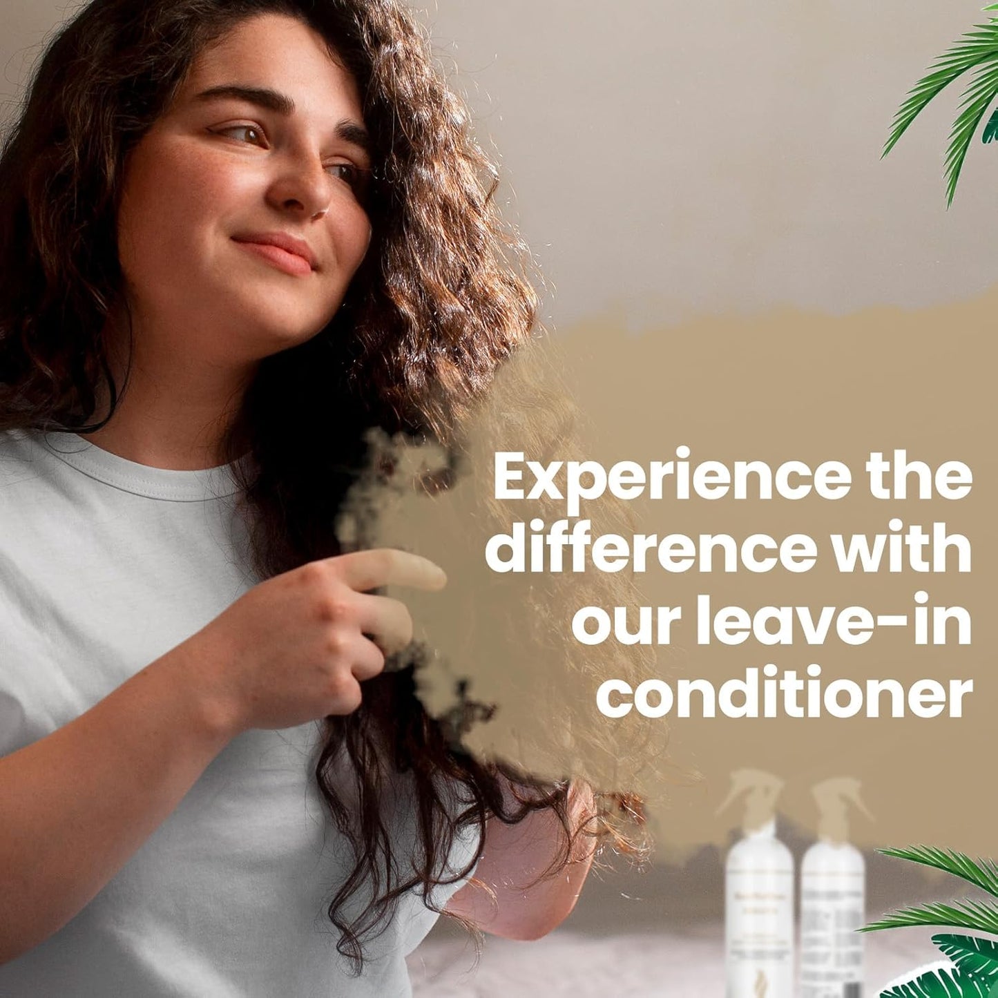 Daily Leave-in Detangler & Moisturizer for Dry, Tangle-Prone, Matted, Frizzy Hair | Adds Shine & Heat Protection with Vitamin B5 | Suitable for All Hair Types, Sulfate & Silicone-Free.