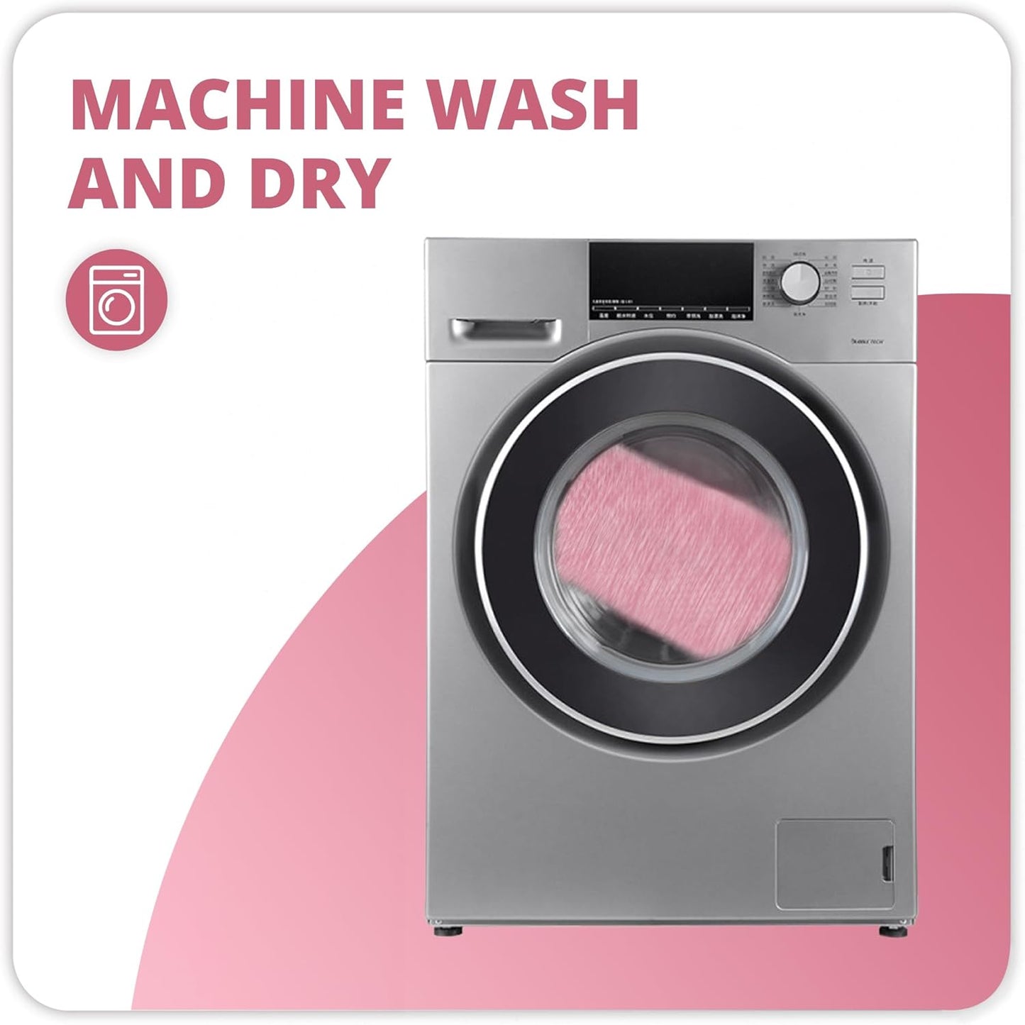 Bath Mat,Ultra Thin Bathroom Runner Rugs,Large Bath Mats for Bathroom,Quick Dry,Non-Slip,Machine Washable,Low Pile,Bath Rug,Shower Outside,Sink,Home Decor Accessories.Pink,2'x5'(24x60inch)