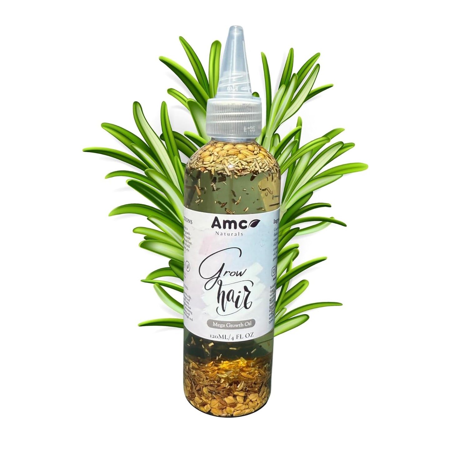 Fast Hair Growth Oil, Extra Strength Hair Oil, Thicker, Stronger Hair, Nourishing & Moisturizing Hair Oil 4 Fl Oz