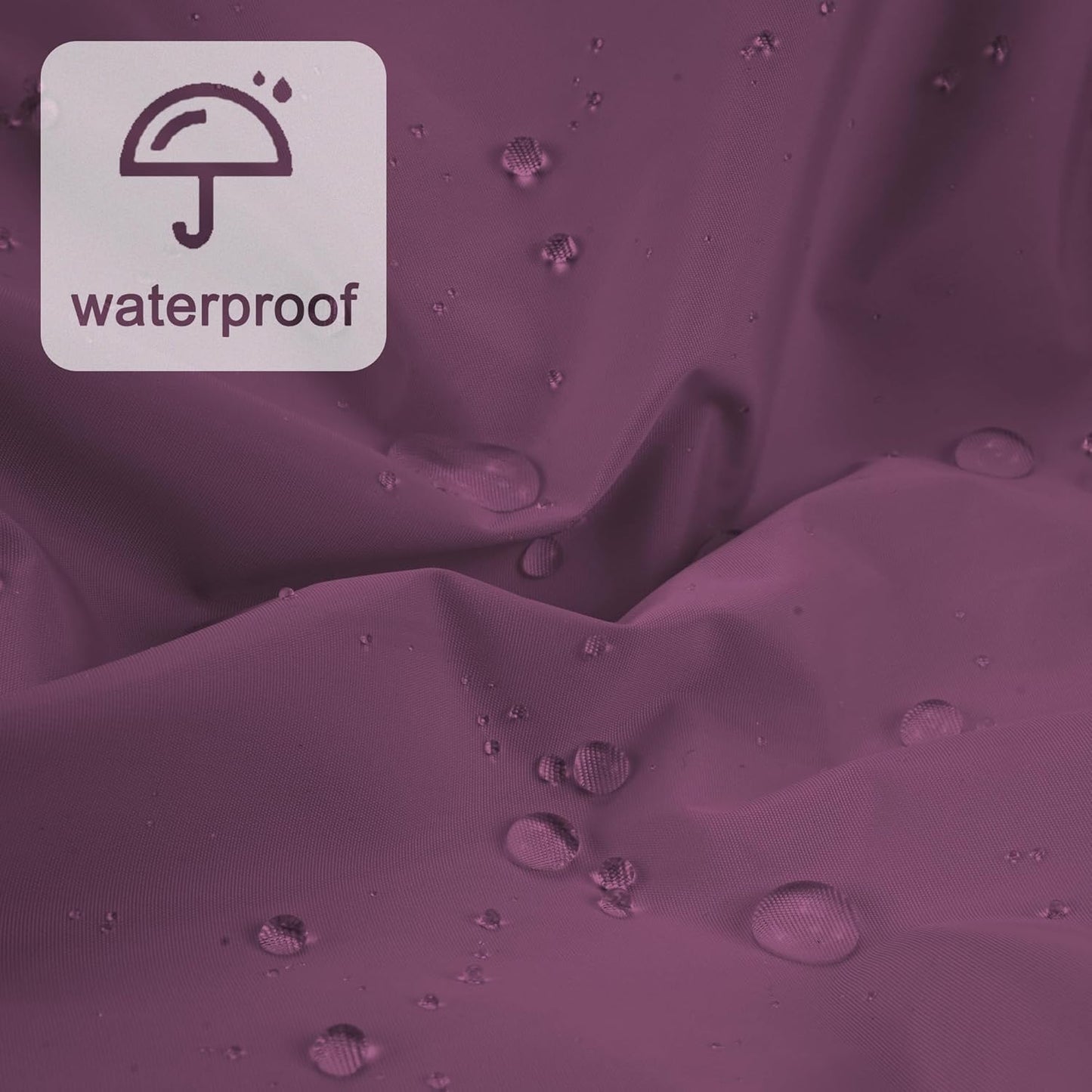 Reusable Shower Cap for Women, Large Waterproof Shower Essentials Bonnet Washable Elastic Band Bath Hair Wrap Hat for Long Hair, Braids(Leather Purple)