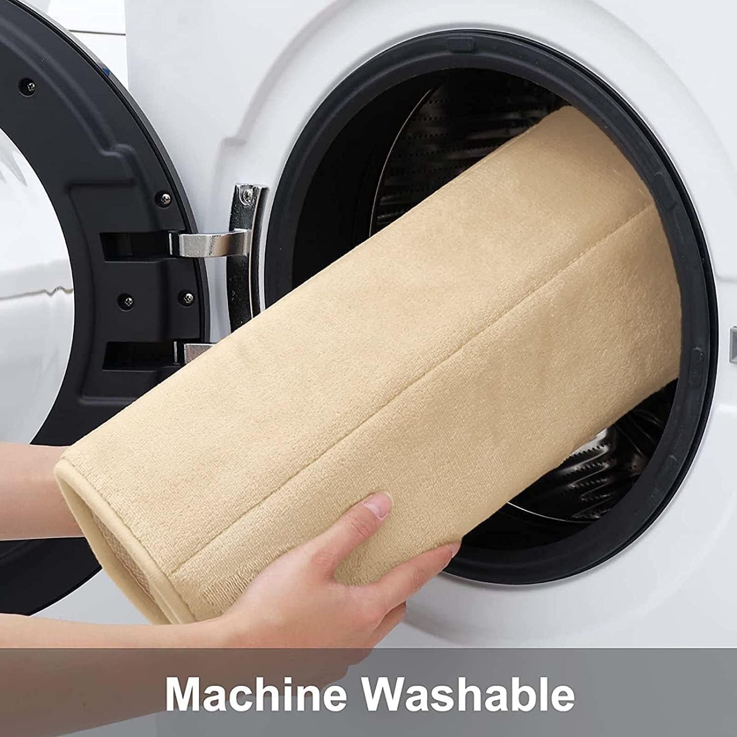 Buganda Memory Foam Bath Mat, 70" x 24", Ultra Soft and Non-Slip Bathroom Rugs, Water Absorbent and Machine Washable Bath Rug Runner for Bathroom, Shower, and Tub, Gold