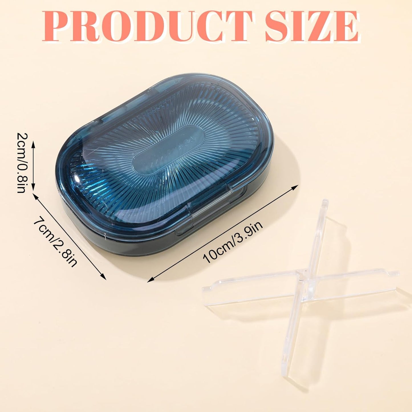 4 Pcs Qtip Holder Hair Tie organizer Small Container Portable Travel Qtips Case Cotton Swab Holder Flosser Dispenser 4 Soft Colors 3.94 x 2.76 Inch