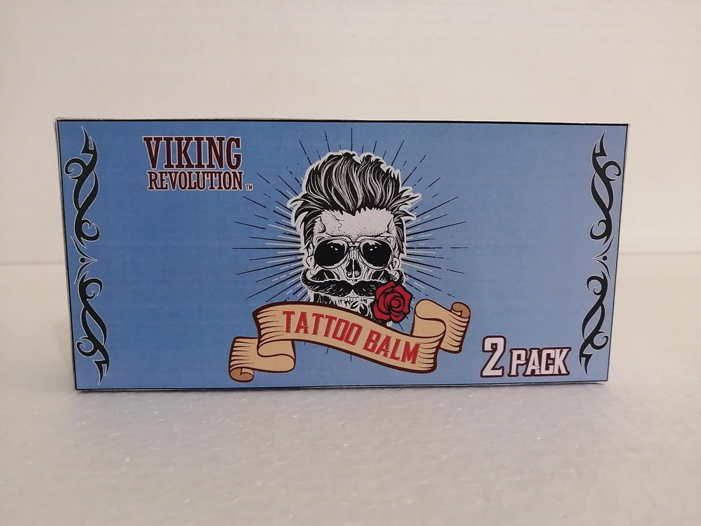 Viking Revolution Tattoo Care Balm for Before, During & Post Tattoo – Safe, Natural Tattoo Aftercare Cream – Moisturizing Lotion to Promote Skin Moisture (2oz, 2 Pack)
