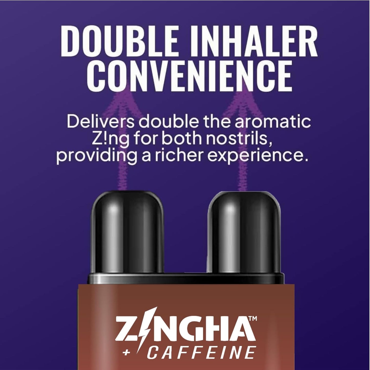 Caffeinated Aromatherapy Nasal Inhaler Stick – Natural Energy Boost with Essential Oils + Caffeine – Focus, Refresh & Breathe Easy (Sweet Surge)