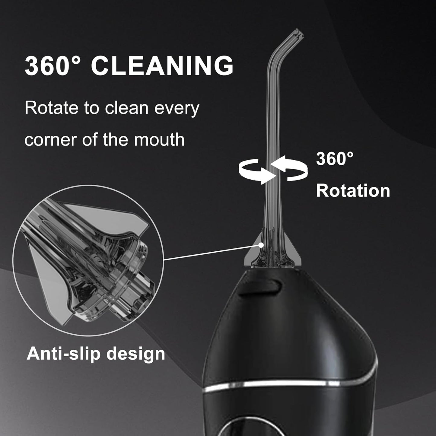 Replacement Tips for Nicwell Oralfree Water Flosser, Water Flosser Replacement Heads Oral Irrigator Jet Tip( 4 Tips Combo)