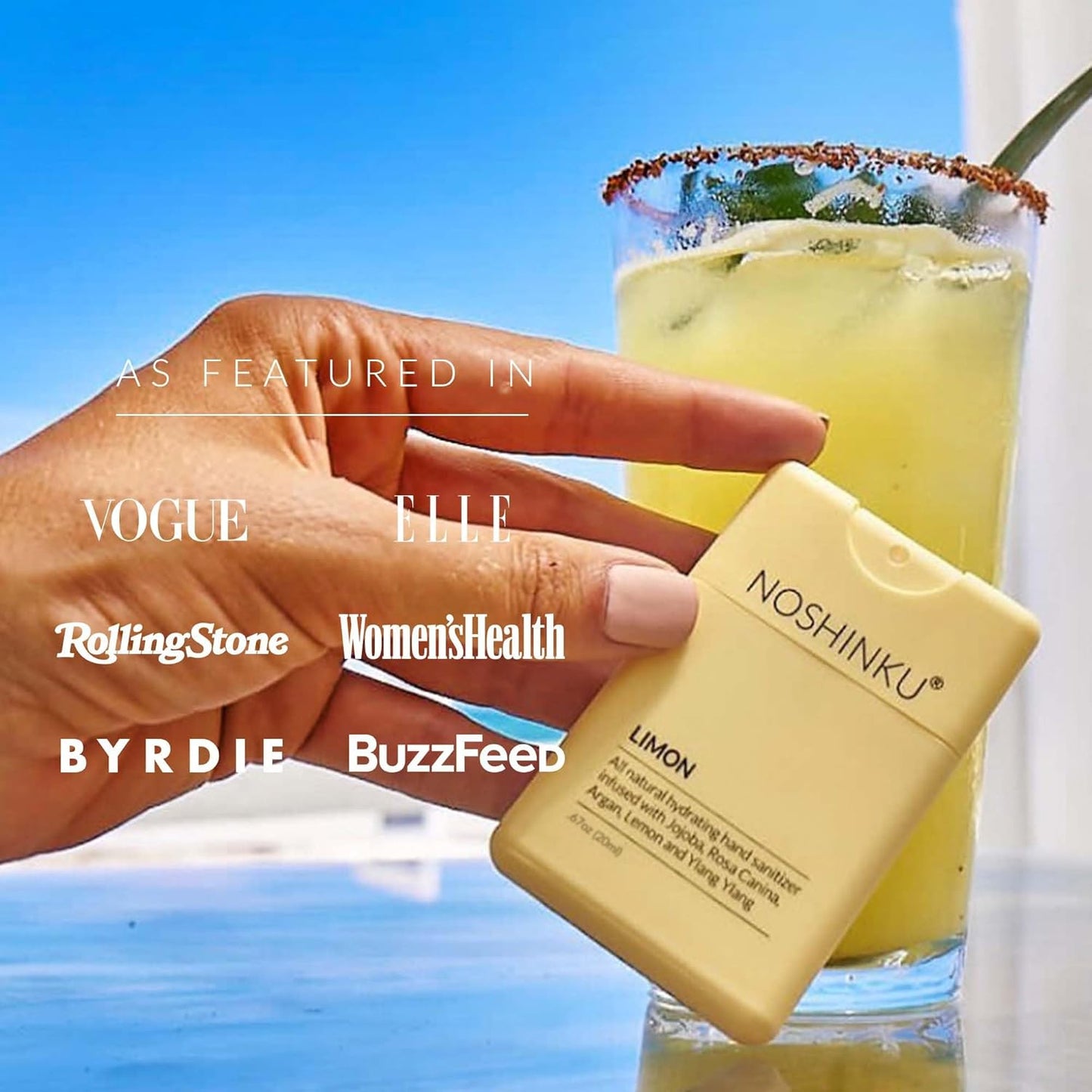 Noshinku Pocket Hand Sanitizer Refill Kit (Lemon)