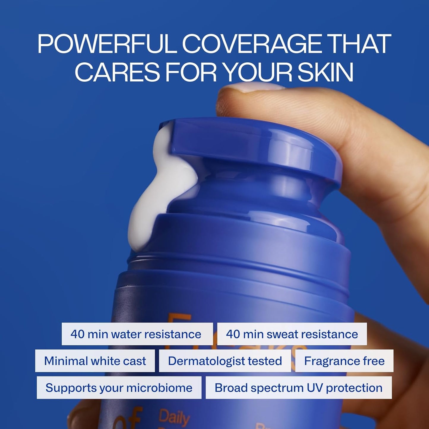 Freaks of Nature Daily Defender SPF 30 | 100% Mineral Sunscreen | Lightweight, Fast-Absorbing, 40-Min Water-Resistant | Plant-Based, Eco-Friendly, Reef-Safe, Cruelty-Free | All Skin Types | 1.7 oz