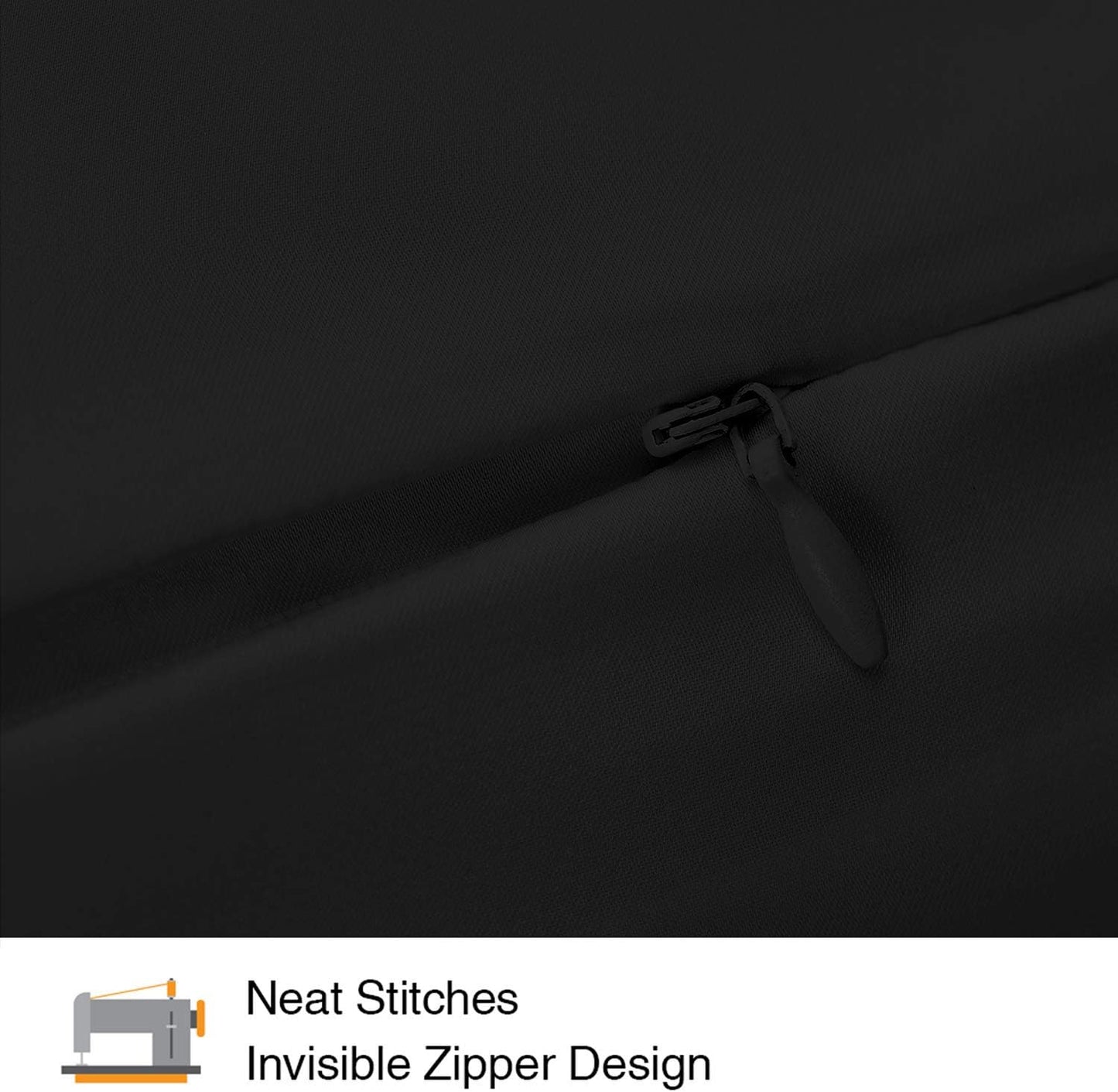 INSSL Silk Pillowcase for Women, Mulberry Silk Pillowcase for Hair and Skin and Stay Comfortable and Breathable During Sleep (Queen, Black)