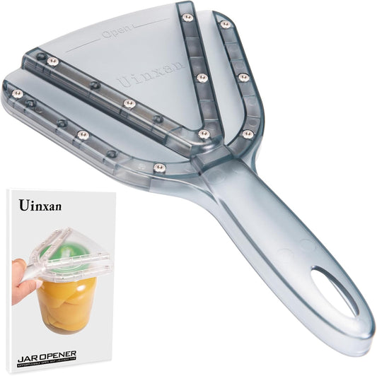 Jar Opener for Weak Hand & Seniors with Arthritis,Easy Twist Off Bottle Caps,Patent | Unique Kitchen Gadgets, Christmas Gifts for Elderly/Women/Men (Blue)