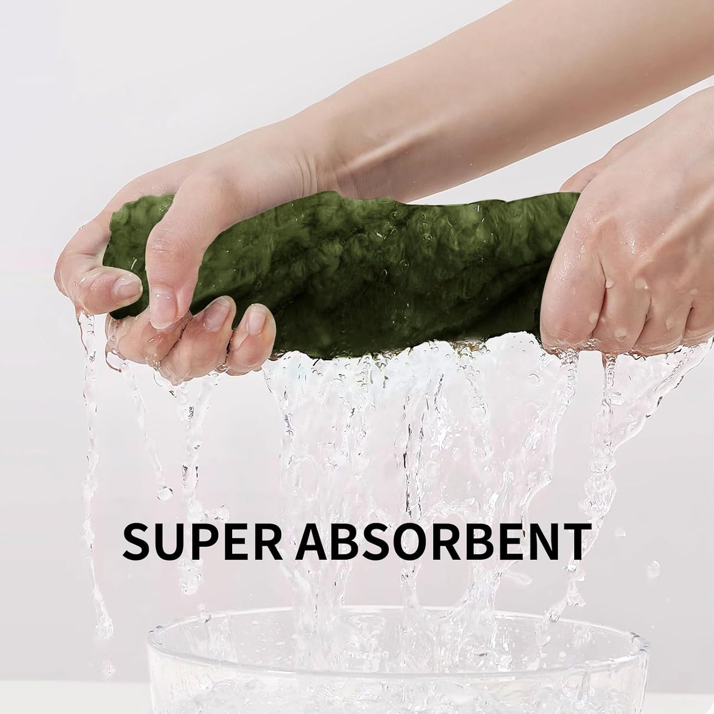 Oversized Bath Towels 40x80 Inches Extra Large Bath Sheets for Adults Super Soft Quick Dry Highly Absobent Microfiber Shower Towels for Bathroom(Olive Green, 6Piece