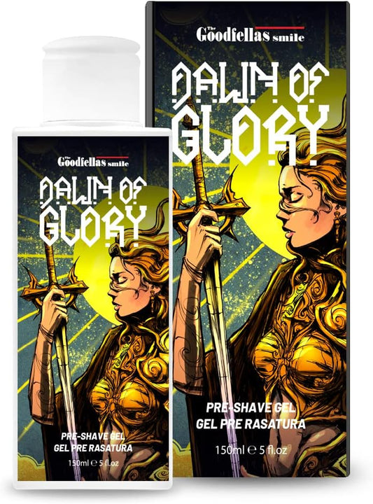 The Goodfellas’ Smile PRE Shave Gel - Dawn of Glory 5.1 oz – Made in Italy – Ultra-Glide Lubricating Formula for Smooth Razor Passes – Unscented Pre-Shave Gel Ideal for Sensitive Skin & Stubble Lift