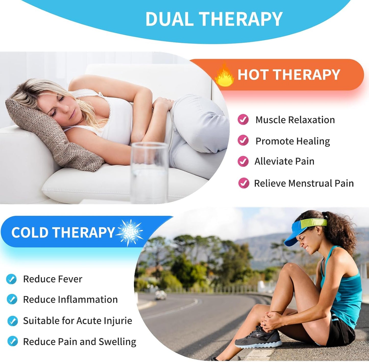 50 Pack Small Ice Packs for Injuries Reusable,Hot & Cold Gel Ice Pack for Face,Eyes,Teeth,Allergies,Surgery Recovery,Muscle Pain Relief,Hand-Free Cold Compress for Boo Boos,Students(50 Blue)