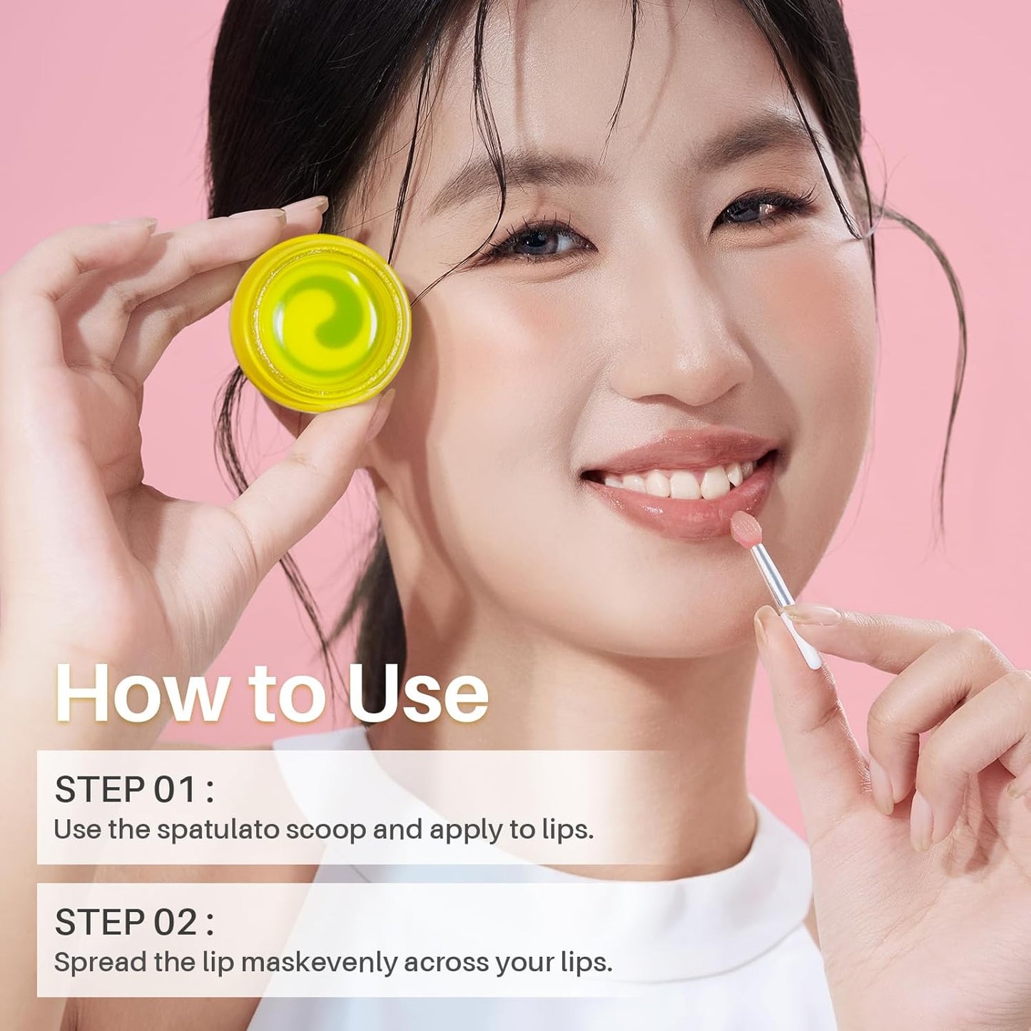 Lip Mask, Hydrating Overnight Lip Sleeping Mask, Lip Moisturizer for Dry Cracked Lips Care, Dual-Color Korean Lips Balm with Vitamin C and Shea Butter for Nourishing and Softening Lips - Grape