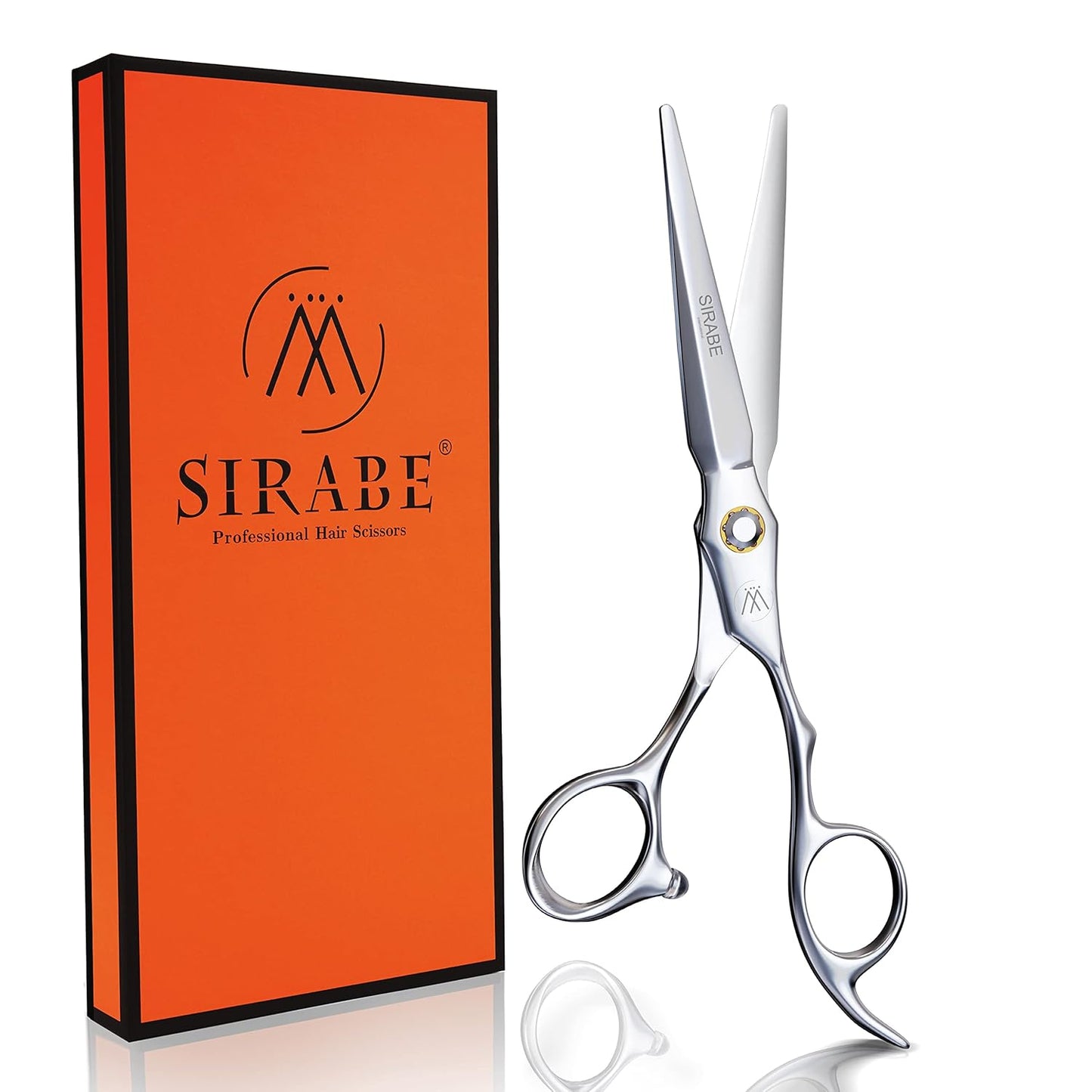 Sirabe HIGH-END Professional Hair Cutting Scissors Shears - Ultra Sharp Blades for Precise Cutting - Barber Shears Haircut Scissors 440C Stainless Steel for Salon Hairstyling & Home Hairdressing