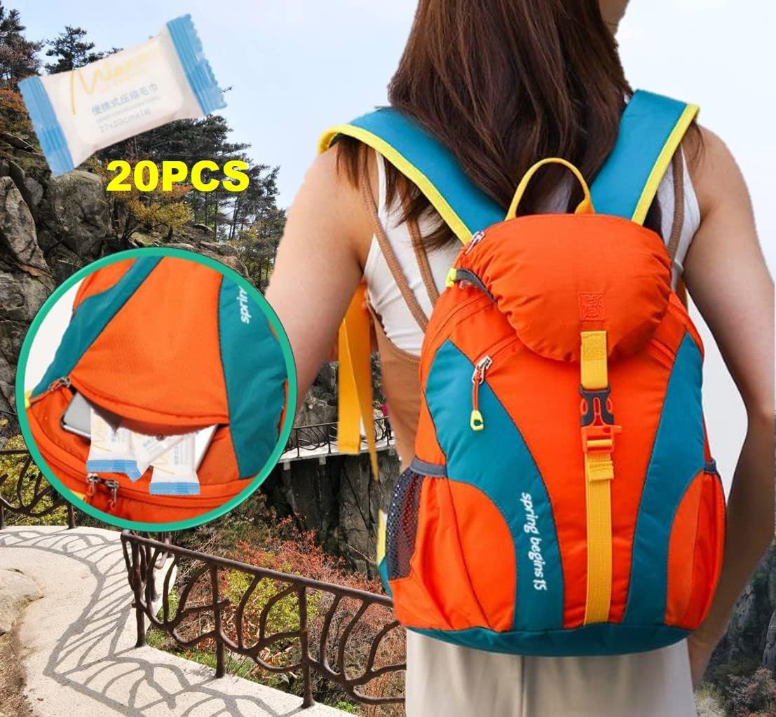 Premium Travel washcloth, Thicker Larger Compressed Towels (11.8“X 10.6”), Portable