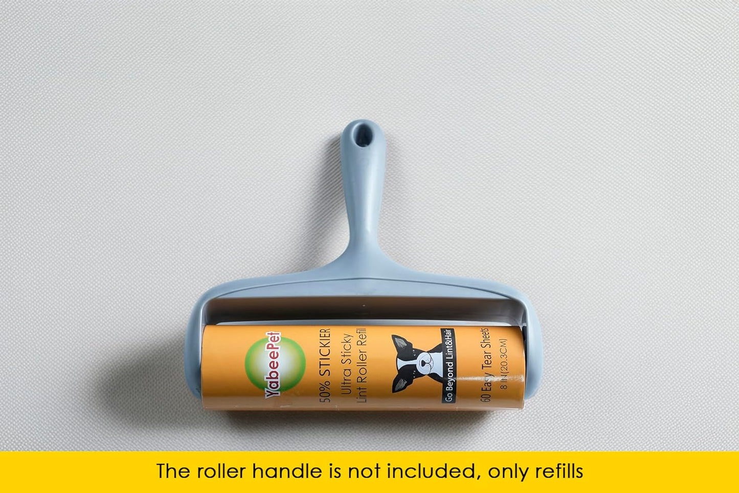 Large Surface Roller Refill for Scotch-Brite 50% Stickier Lint Roller, Works Great On Pet Hair (60 Sheets per Roll, 5 Pack Refills)