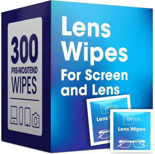 Screen Cleaner Wipes β Quick Dry, Streak-Free Screen Wipes for Electronics, Phones, Computers, Cameras, and All Lenses, Soft & Gentle, 300ct, Pre-Moistened & Individually Wrapped