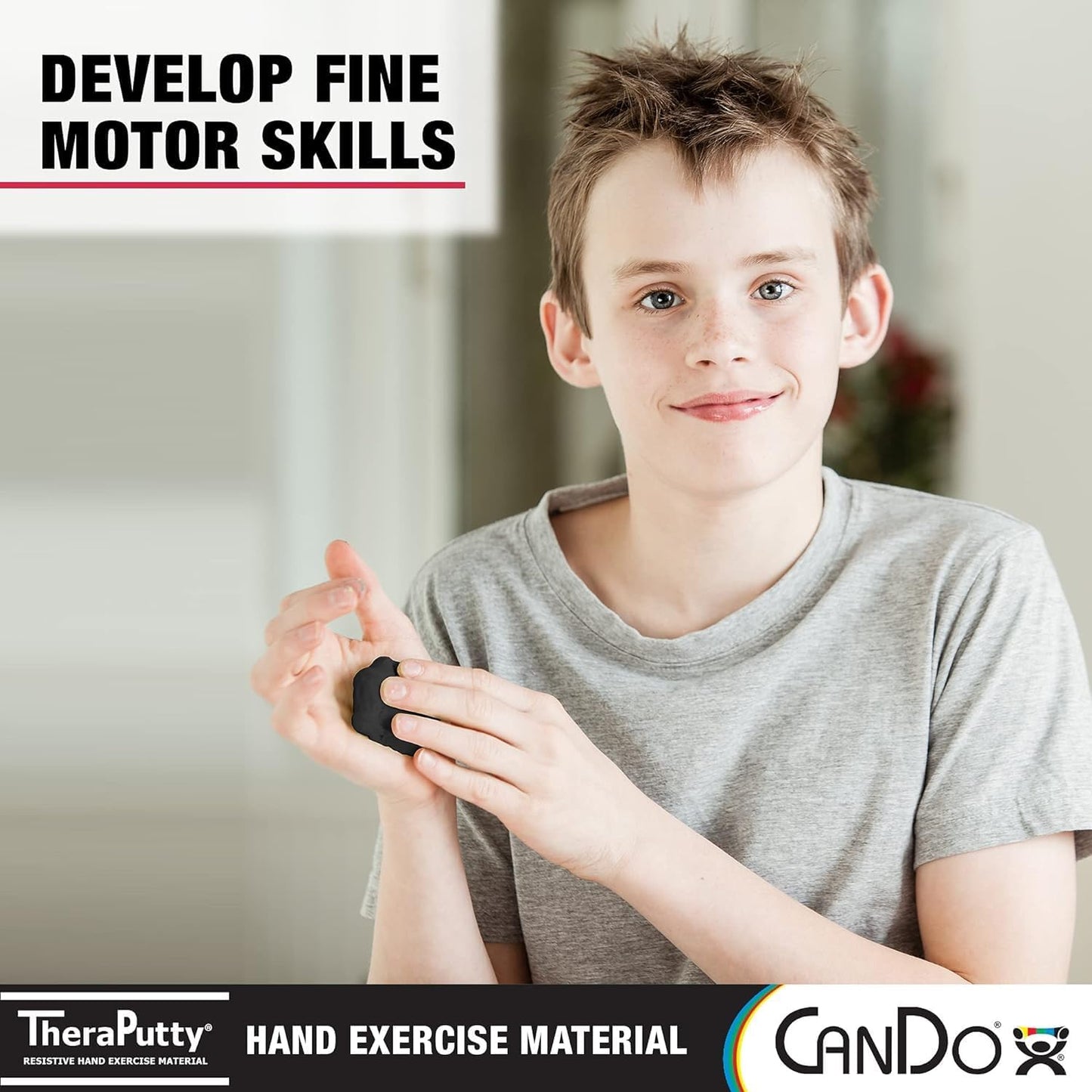 CanDo TheraPutty Standard Hand Exercise Putty For Rehabilitation, Exercises, Hand Therapy, Occupational Therapy, Hand Strengthening, Improve Motor Skills, Stress Relief