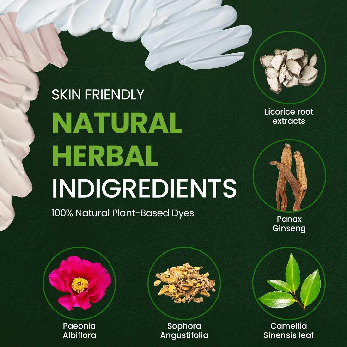 Herb For Men Mustache & Beard Dye (Deep Brown, 3 Pack), PPD-Free Ammonia-Free Hypoallergenic Beard Dye Vegan with Natural Ingredients, Odorless, Gentle for Sensitive Skin, No Skin Irritation