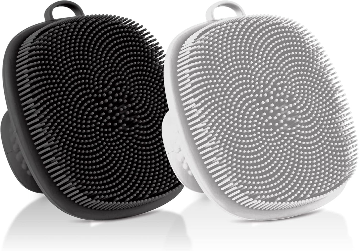 VWMYQ 2 Pack Face Scrubber,Silicone Face Scrubber for Men, Facial Cleansing Brush Silicone Face Wash Brush Manual Waterproof Cleansing Skin Care Face Brushes for and Exfoliating