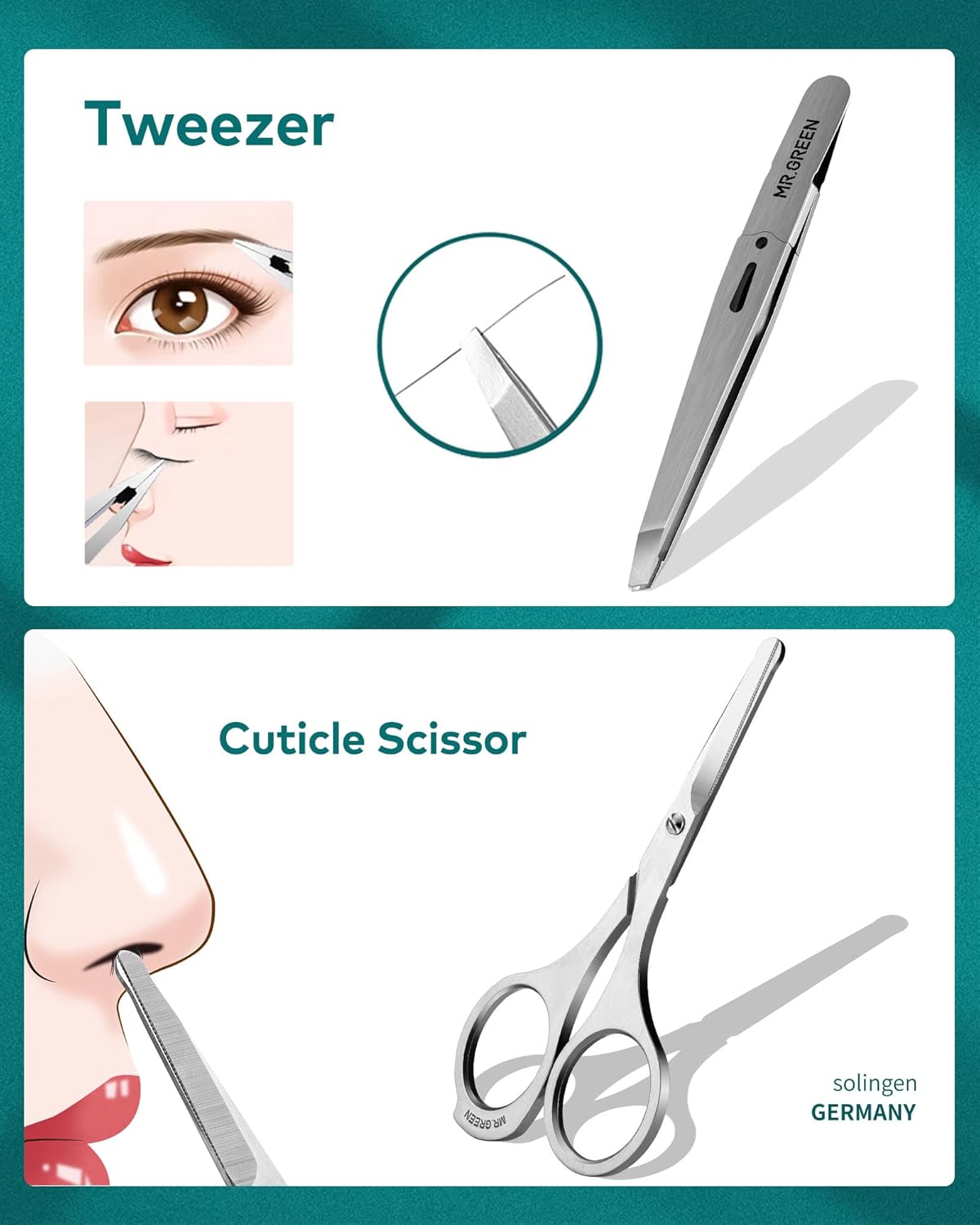 Manicure Set 9 in 1,Professional Pedicure kit,Stainless Steel Manicure Kit,Portable Travel Grooming Kit Nail Care Tools,Nail Clippers Pedicure Tools with Leather Travel Case (Dark Blue)