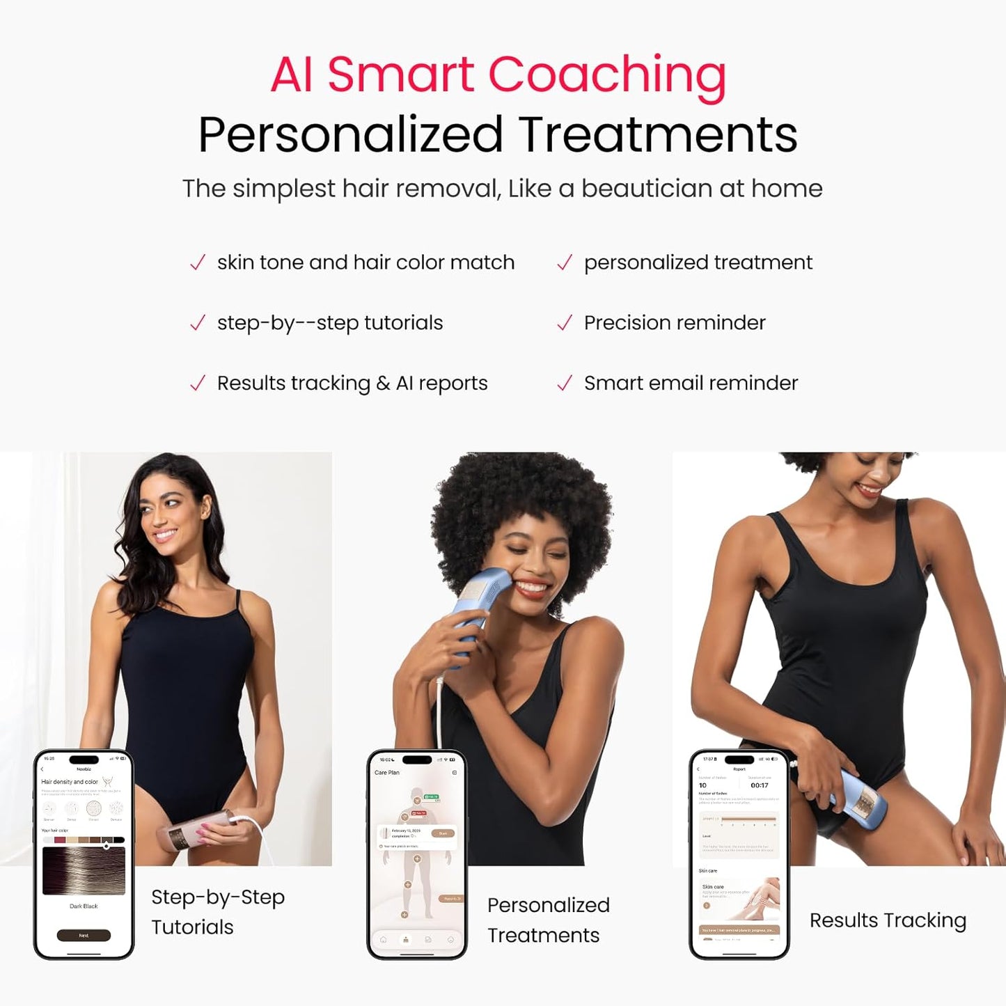 IPL Laser Hair Removal for Women and Men, 2 Lights, 2℃, 16.6 cm² Sapphire Ice Cooling for Sensitive Skin, 4-Pulse Mode for Ingrown Hair, Bikini, Face, Body Permanent Epilator Home Hair Removal Device