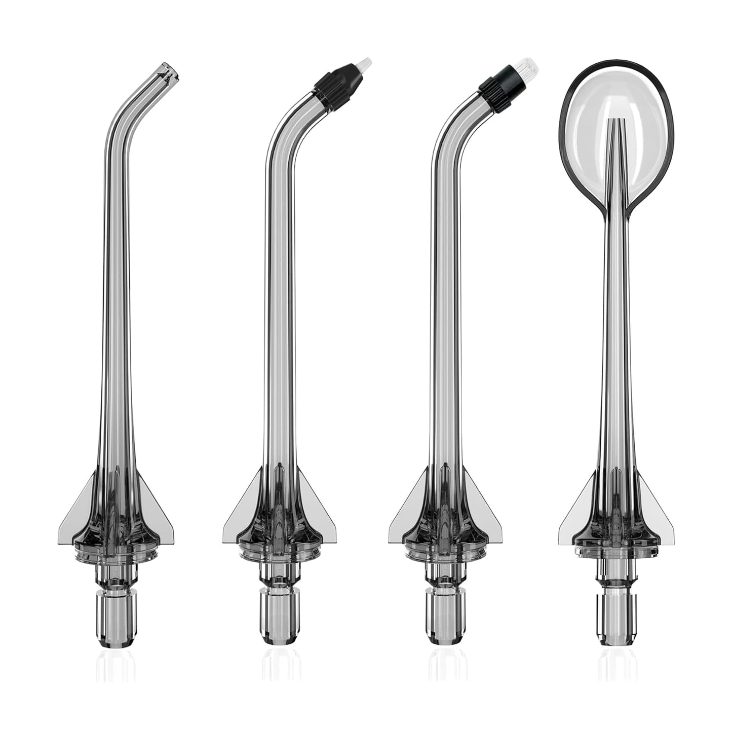 Replacement Tips for Nicwell Oralfree Water Flosser, Water Flosser Replacement Heads Oral Irrigator Jet Tip( 4 Tips Combo)