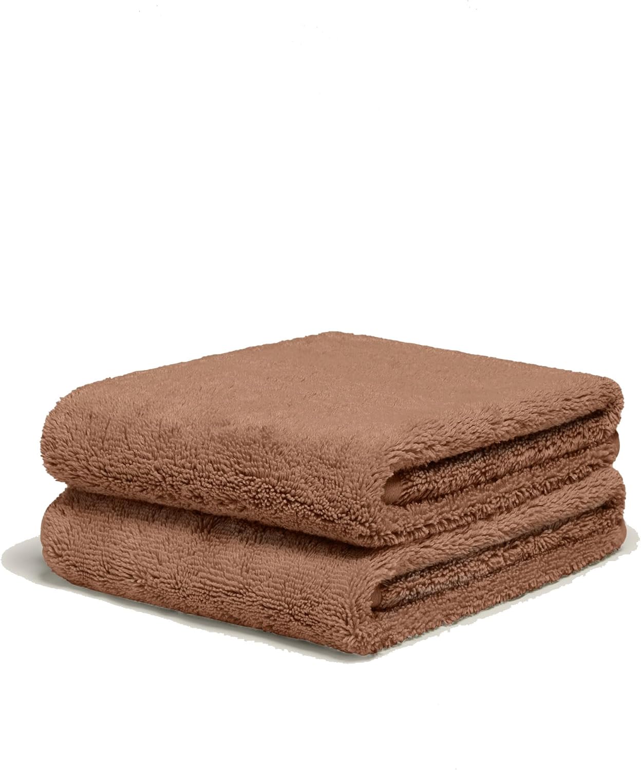 Italic Ultraplush 100% Australian Cotton Hand Towels - Set of 2 Luxury Hand Towels, Ultra Soft and Highly Absorbent 800GSM for Bathroom,Shower, Hotel, and Spa (Clay)