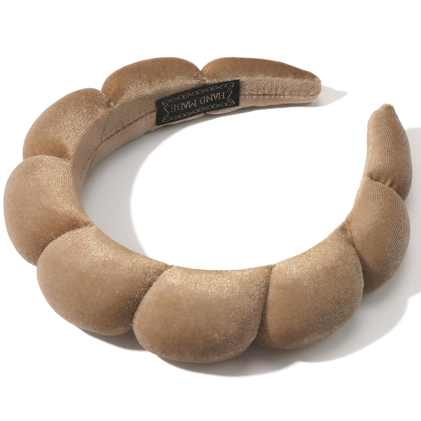 Ayesha Brown Spa Headband for Washing Face Sponge Makeup Headbands Skincare Headband Soft Hair band to Facial Clean