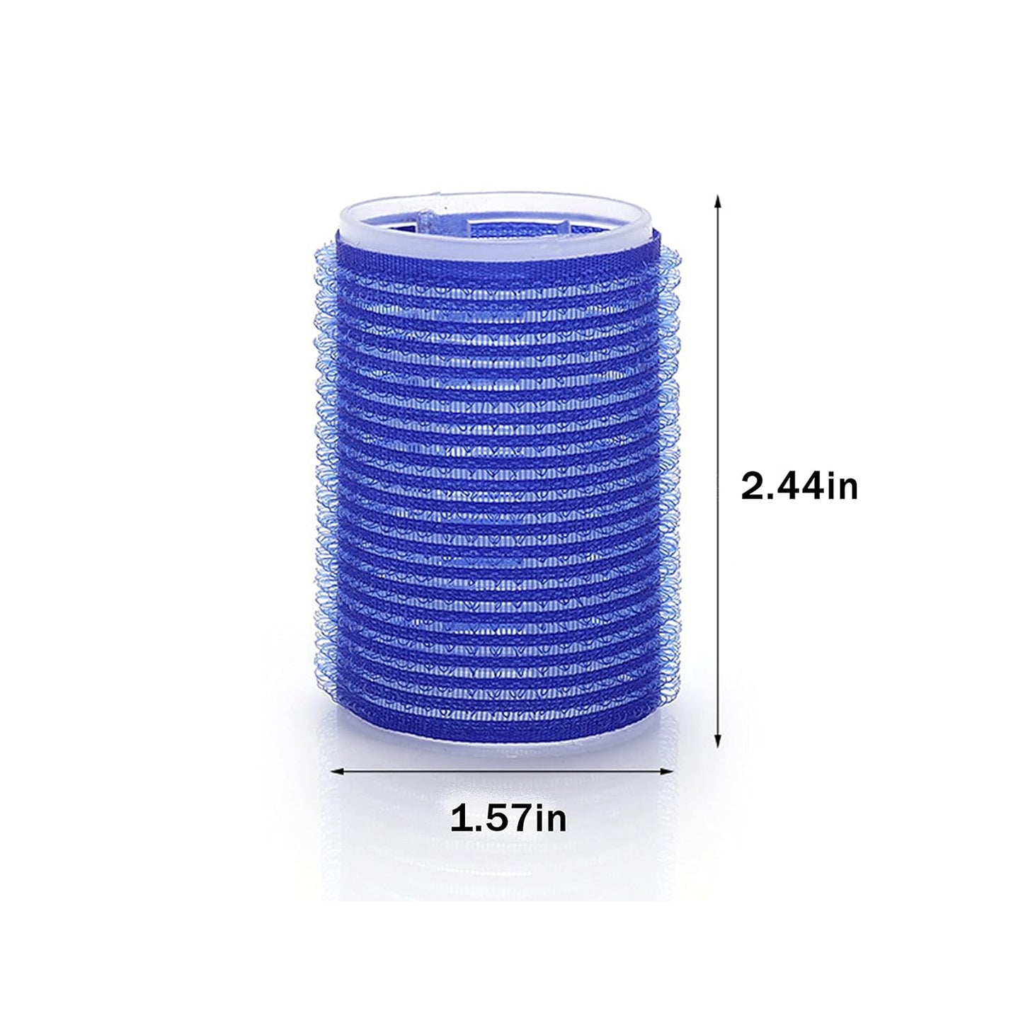 6PCS Roller Curlers For Medium Short Bangs, Create Natural Curly Hairstyle bule (Red 6 pack)