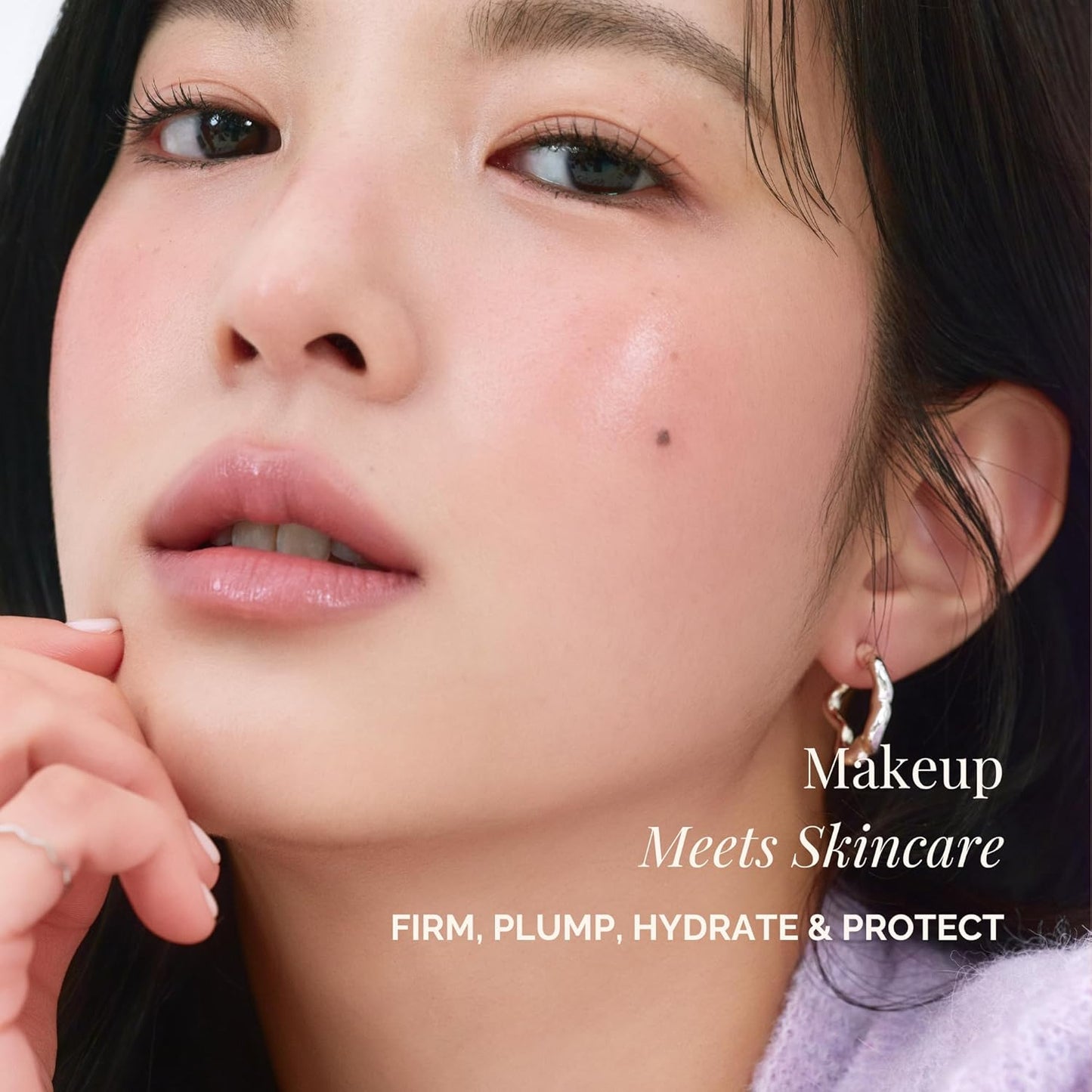 BEIGIC Flush Lip & Cheek Balm - Vegan Buildable & Blendable Multiuse Balm | Natural Flush & Glow | Glowy Blush for Cheeks | Dewy Korean Make Up Cream Blush | 04 Sway - Mauve Pink, 0.14 fl.oz