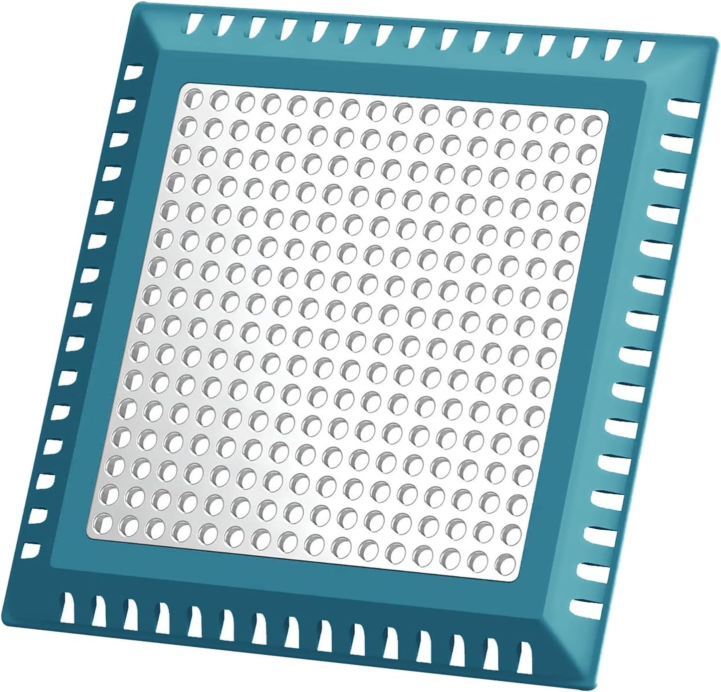 Hair Catcher/Drain Strainer/Shower Drain Cover for Bathroom Floor Drain, Stainless Steel and Silicone (Patented Product)