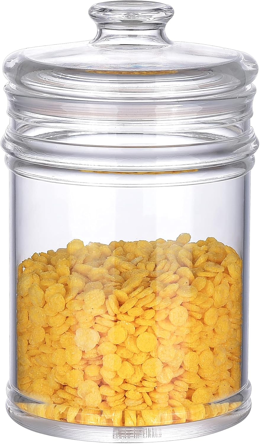 50oz Reinforced Medium Acrylic Storage Jar, Airtight Lid Cookie Jar | Ideal Canisters for Cookies, Dried Fruits, Nuts, Herbs,Cereals,etc