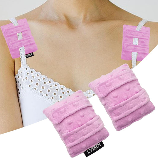 2 Pack Pacemaker Pillow for Bra, Chemo Port Pillow for Chemo Patients, Chemo Port Bra Cushion, Pacemaker Protector, Post Surgery Bra Strap Pads Heart Surgery Recovery Gift (Purple)