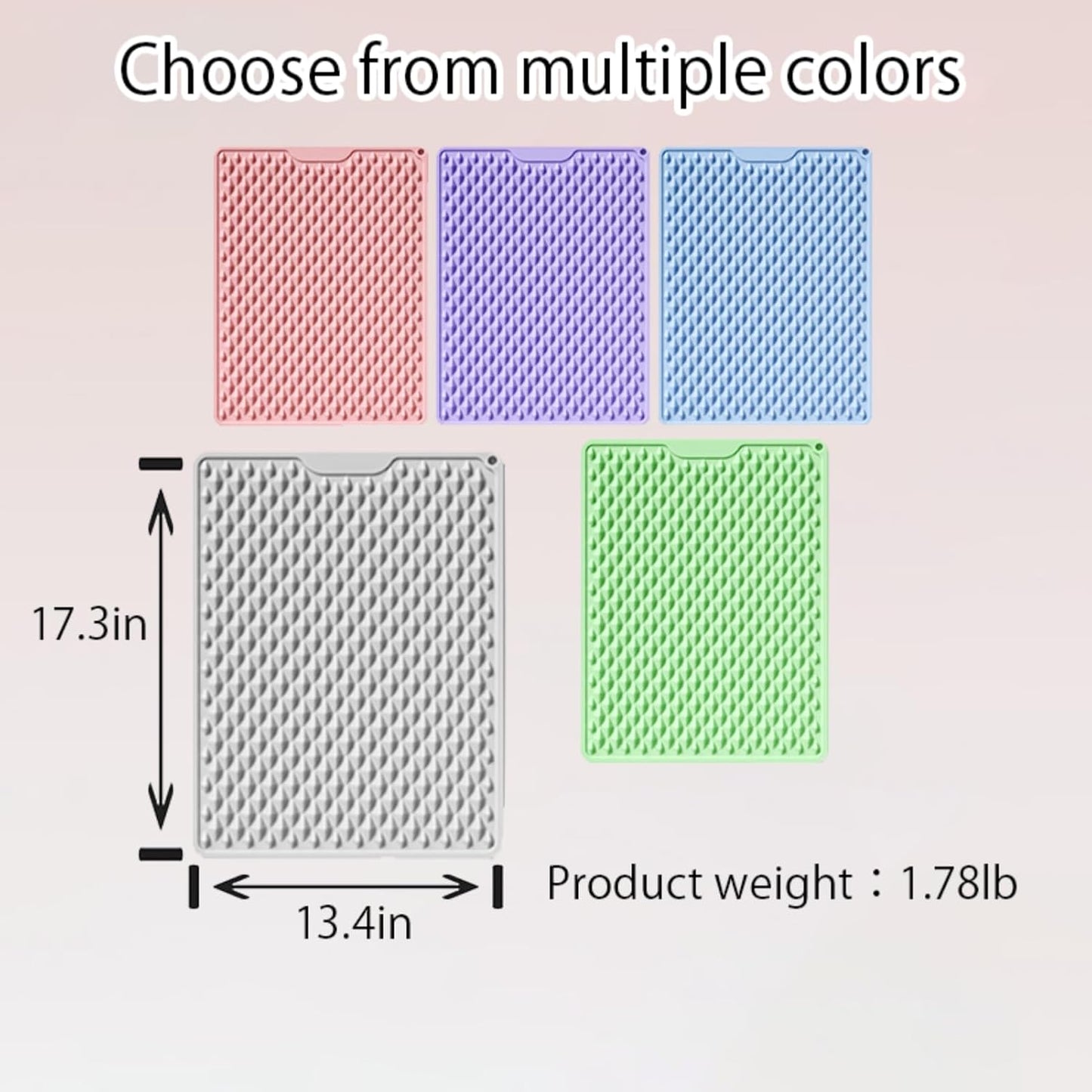 LmlJoo Silicone Cushion Portable Foot Reflexology Pad Foldable Foot Massage Mat Pressure Point Massage Mat Anti-Fatigue Standing Desk Standing Pad Relieves Foot Pain