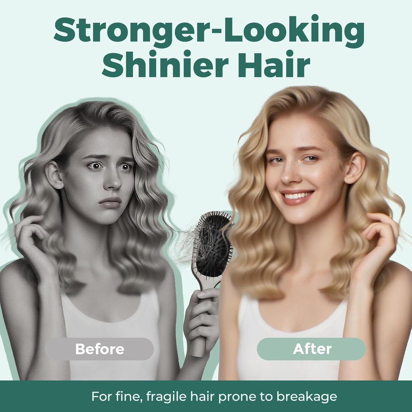 Rosemary & Biotin Shampoo and Conditioner Bar for Hair Growth, Natural Solid Shampoo Strengthening for Thinning Hair