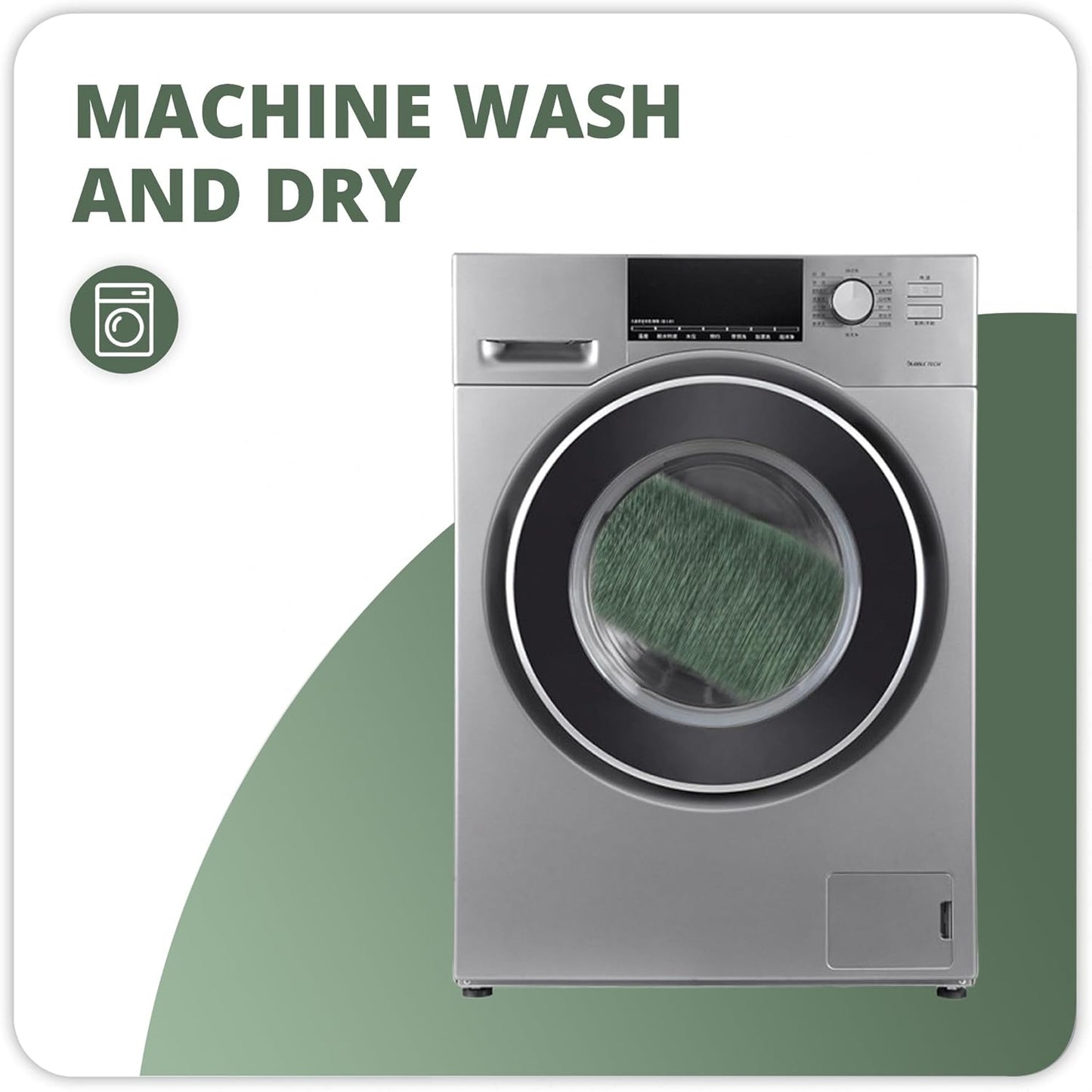 Bath Mat,Ultra Thin Bathroom Runner Rugs,Large Bath Mats for Bathroom,Quick Dry,Non-Slip,Machine Washable,Low Pile,Bath Rug,Shower Outside,Sink,Home Decor Accessories.Green,1'5"x2'11"(17x35inch)