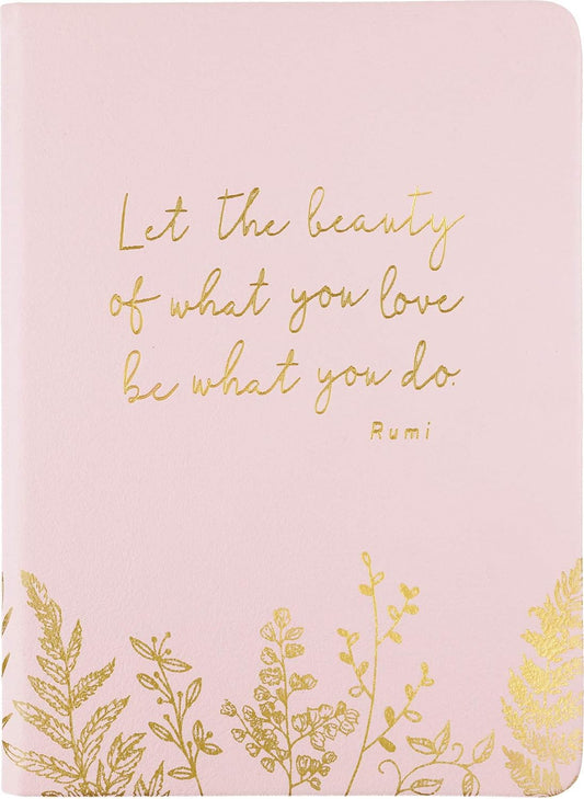 WORLD TRAVELER Eccolo Rumi Writing Journal, 256 Lined Page Notebook, Faux Leather Cover